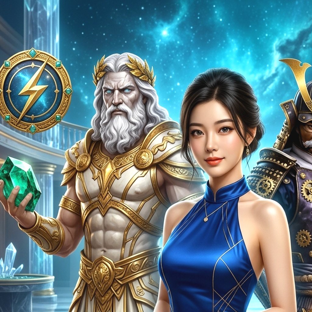 Màn hình chính VS88 Fortune Gems 2 với các cuộn đá quý và nút quay