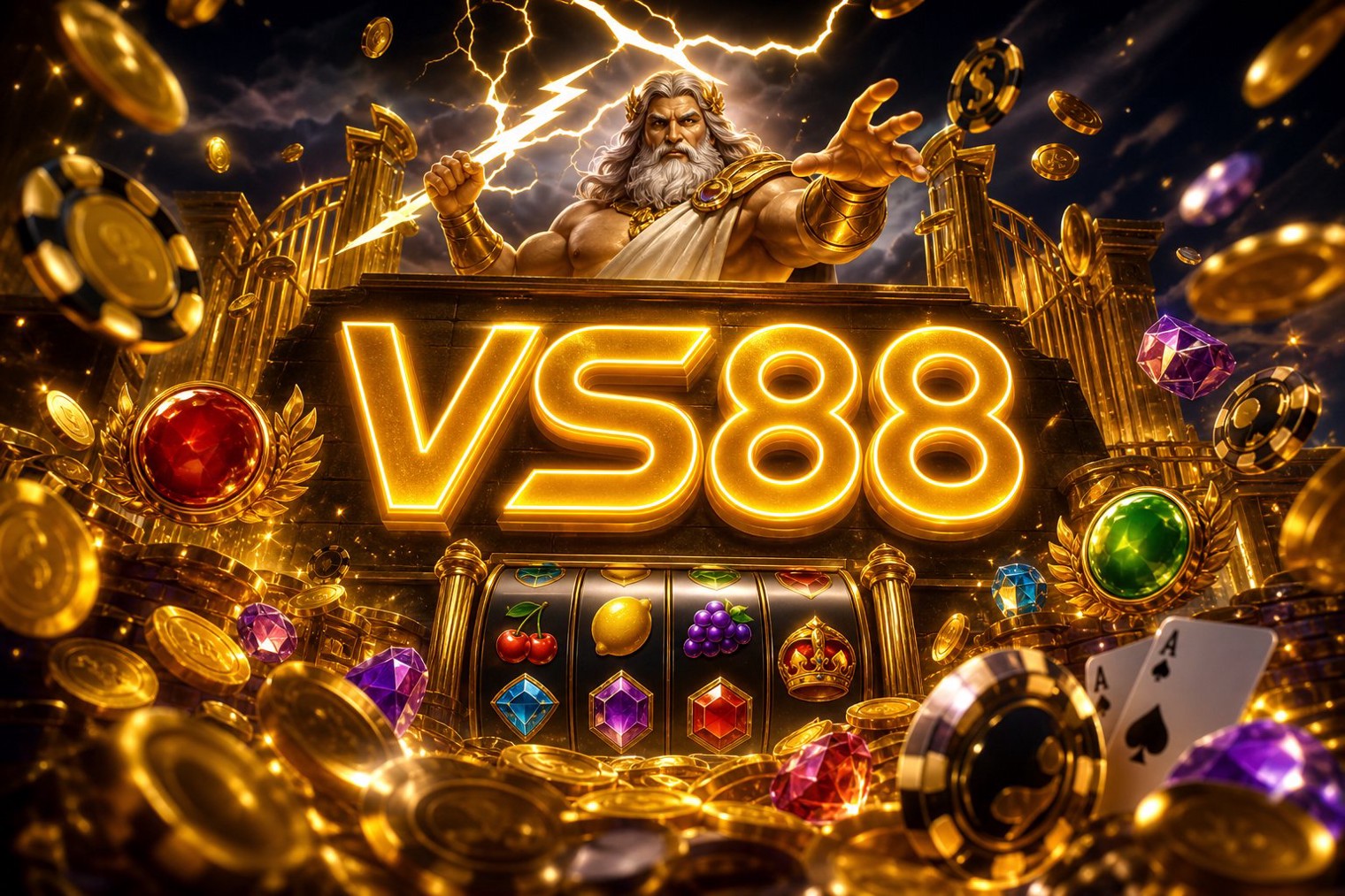 Bảng thanh toán và hệ số thưởng trong VS88 Gates of Olympus 1000